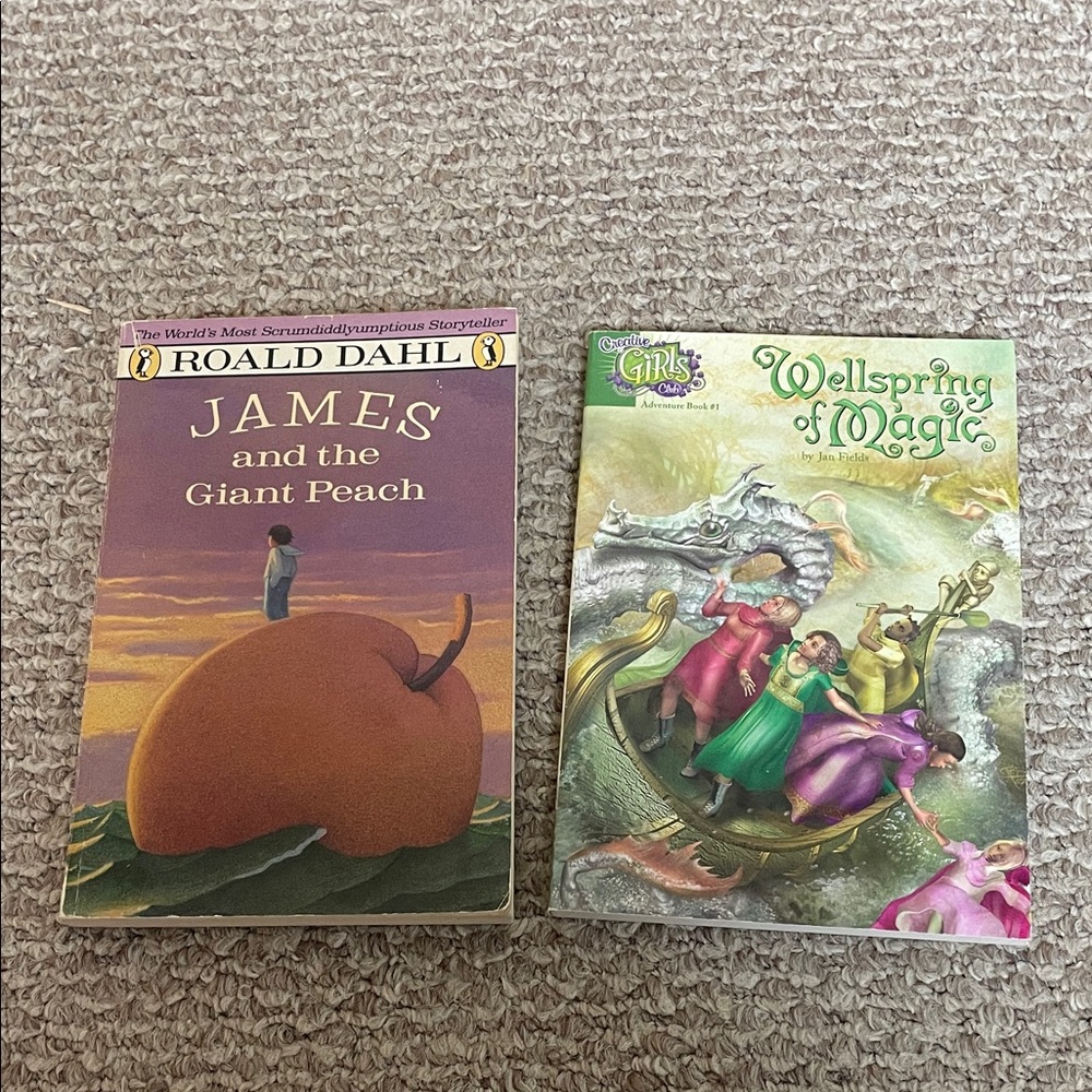James and the Giant Peach & Wellspring of Magic Books